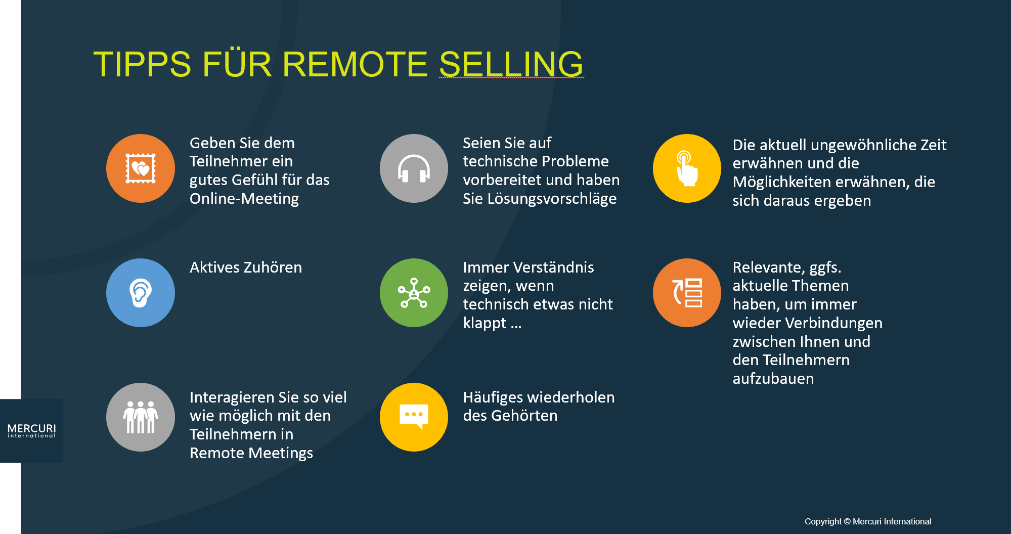 Remote Selling